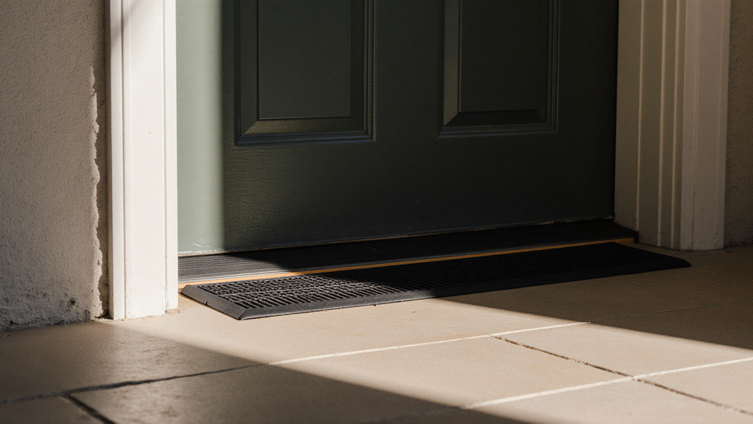 Door Sweep Weatherstrip Summer Cooling Leak Plan