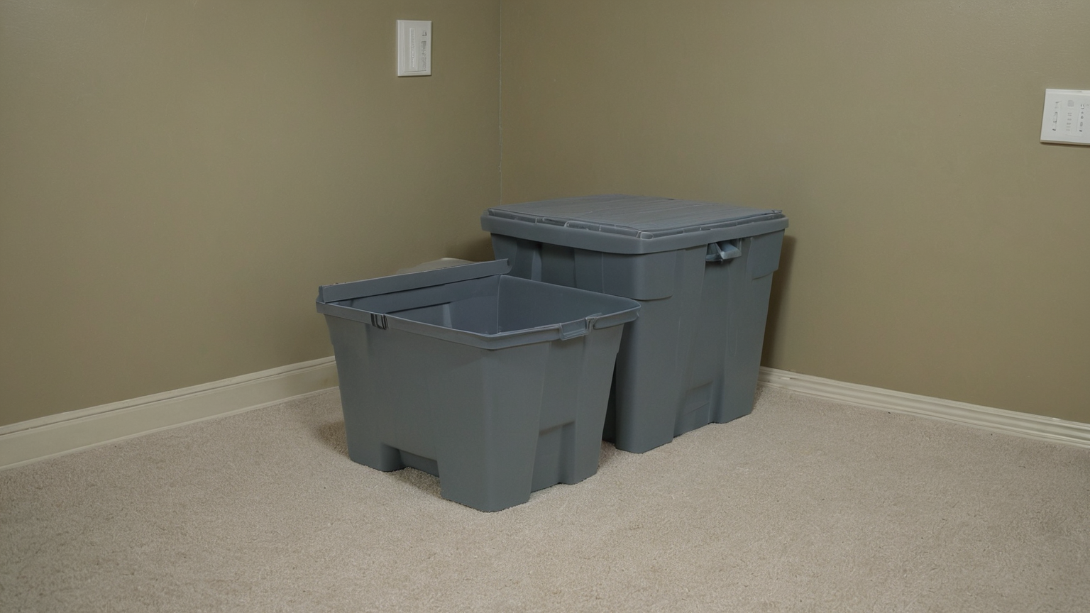 Raised basement storage